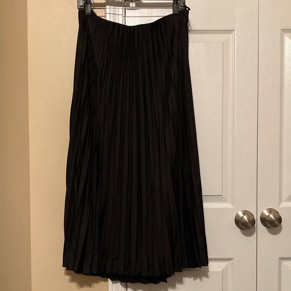 JCrew Gwyneth pleated slip skirt